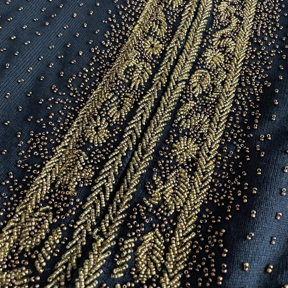 Vintage silk sweater with sequins - Picture 4 of 8